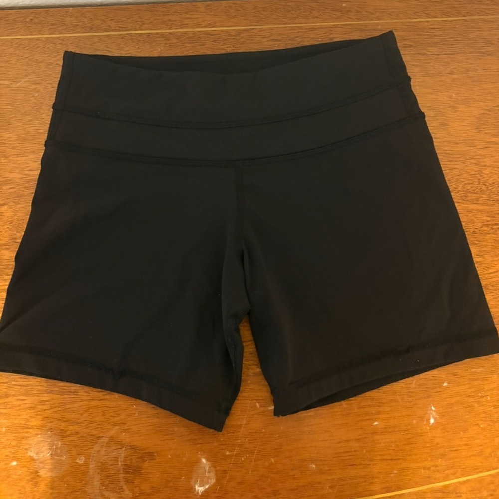 lululemon athletica Black Bike Shorts